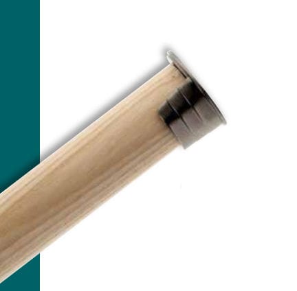 Bastone per tende in metallo - B29384  - BOULET - in legno / con fissaggio murale / con fissaggio tra due pareti