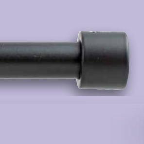 Bastone per tende in ferro modellato - PERGOLA : CAPUCHON LISSE  - BOULET - per installazioni a soffitto / con fissaggio murale / per finestra