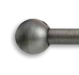 Bastone per tende in ferro modellato - PERGOLA : BOULE LISSE  - BOULET - per installazioni a soffitto / con fissaggio murale / per finestra