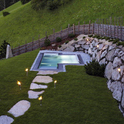 Spa a straripamento - SAN LORENZO MOUNTAIN LODGE - BERNDORF METALL- UND BÄDERBAU GMBH - da incasso / altre forme / 4 posti