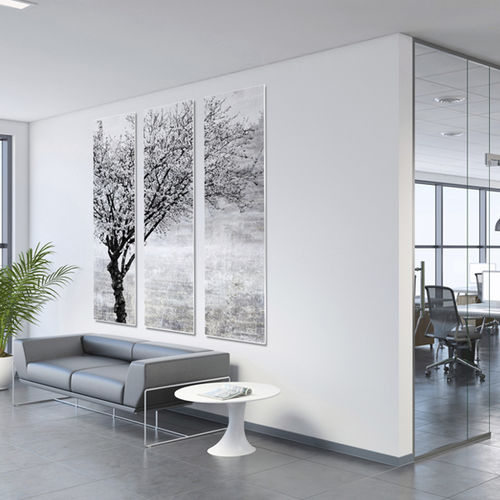 Pannello decorativo di rivestimento - BLACK &amp; WHITE TREE - GROSFILLEX - da parete / per cucina / per ambienti umidi