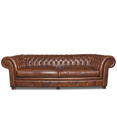 Divano chesterfield - CHESTWICK - Bendic International - per yacht / in pelle / con cuscino rimovibile