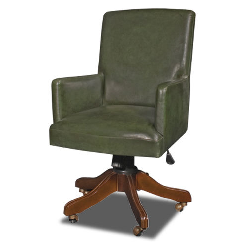 Poltrona da ufficio classica - CHERTSEY - Bendic International - in pelle / in legno / reclinabile