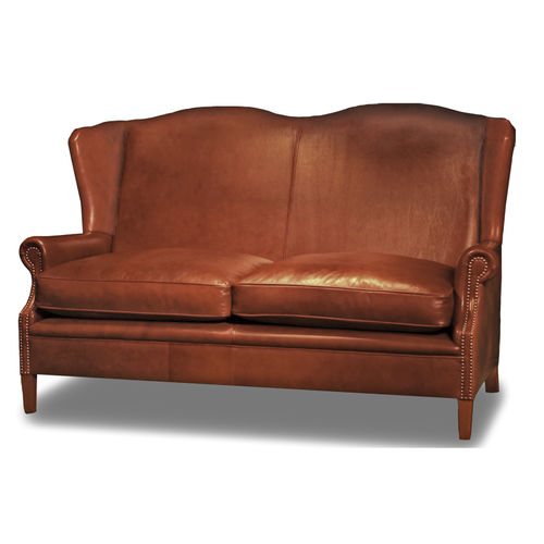 Divano classico - WING  - Bendic International - per yacht / in pelle / con cuscino rimovibile