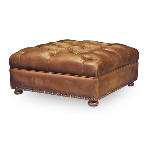 Ottomana chesterfield - COUNTRY SPECIAL - Bendic International - in pelle / quadrata / da interno