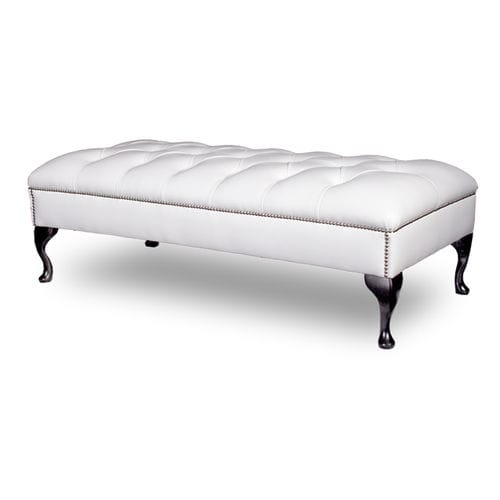 Divanetto imbottito chesterfield - COUNTRY - Bendic International - in pelle / in legno / per hotel