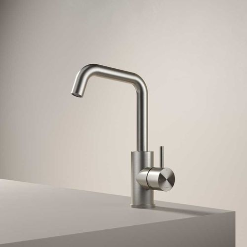 Miscelatore per lavabo - AR014 - hotbath - da appoggio / in acciaio / da bagno