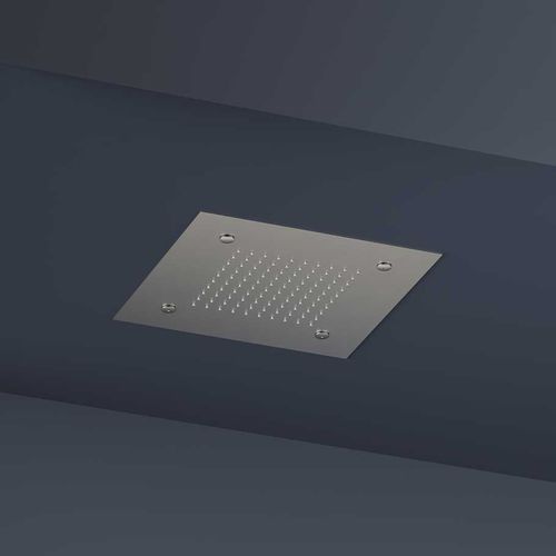 Soffione doccia da incasso a soffitto - M194                           - hotbath - quadrato / a pioggia / contract