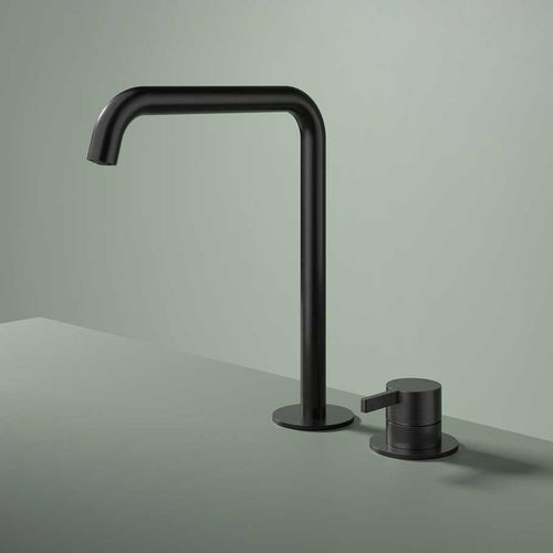 Miscelatore per lavabo - AC023H - hotbath - da appoggio / in ottone / in ottone spazzolato