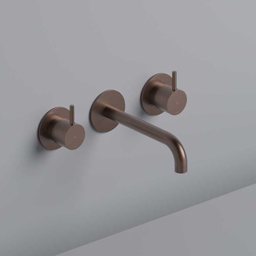 Miscelatore doppio comando per lavabo - CB105T-18 - hotbath - da parete / di ottone / da bagno