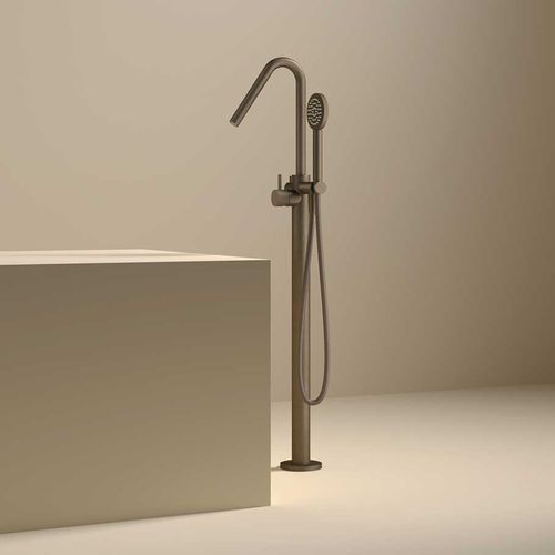Set vasca in metallo - GY177R - hotbath - a pavimento / contemporaneo / 1 foro