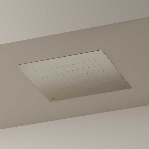 Soffione doccia da incasso a soffitto - AR111 - hotbath - quadrato / a pioggia / contract