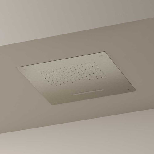 Soffione doccia da incasso a soffitto - AR142 - hotbath - quadrato / a pioggia / a cascata