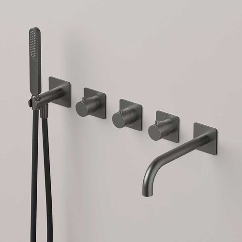 Miscelatore da vasca - GL7072 - hotbath - da incasso / termostatico / in ottone