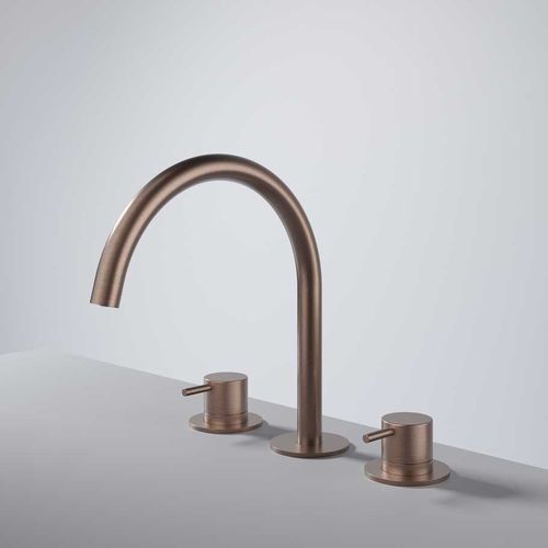 Miscelatore doppio comando per lavabo - CB033 - hotbath - da appoggio / in ottone / da bagno