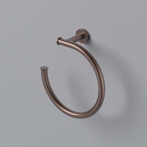 Portasalviette ad anello - CBA08 - hotbath - da parete / in metallo / nero