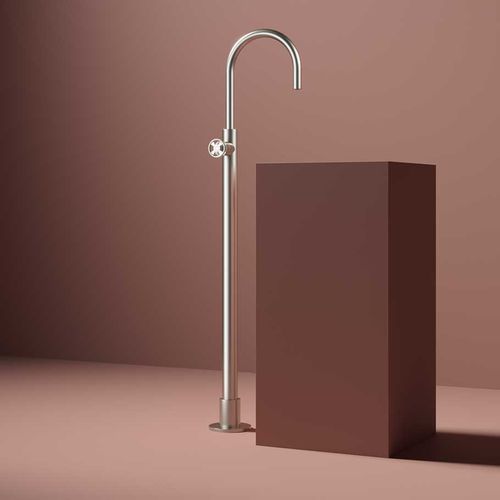 Miscelatore per lavabo - CW078W - hotbath - a pavimento / in ottone / da bagno