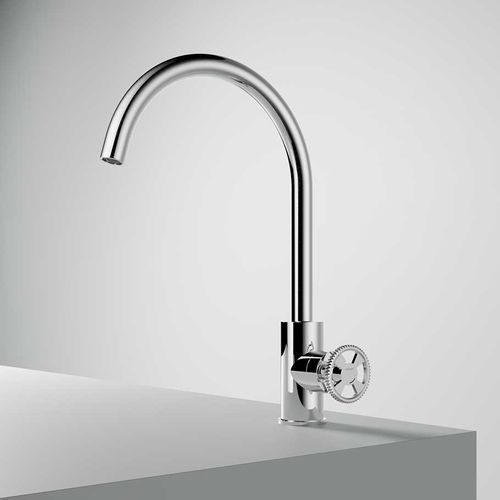 Miscelatore da appoggio - CW040 - hotbath - in metallo / da cucina / 1 foro
