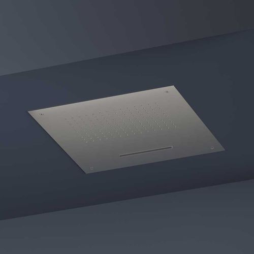 Soffione doccia da incasso a soffitto - M142 - hotbath - quadrato / a pioggia / a cascata