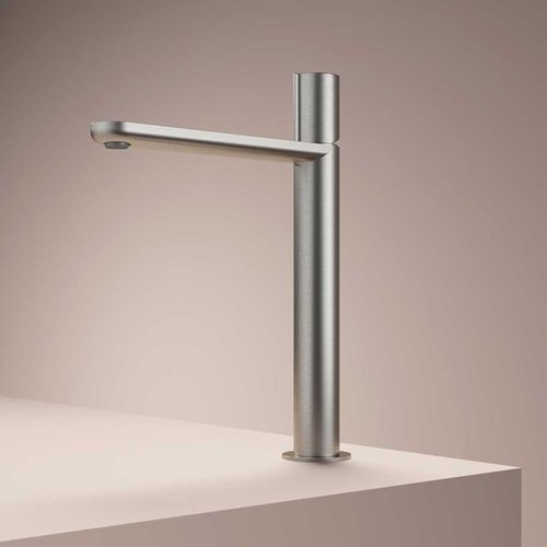Miscelatore per lavabo - GT003H - hotbath - da appoggio / in acciaio inossidabile spazzolato / da interno