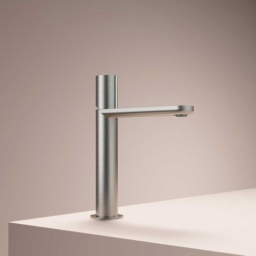 Miscelatore per lavabo - GT003M - hotbath - da appoggio / in acciaio inossidabile spazzolato / da bagno