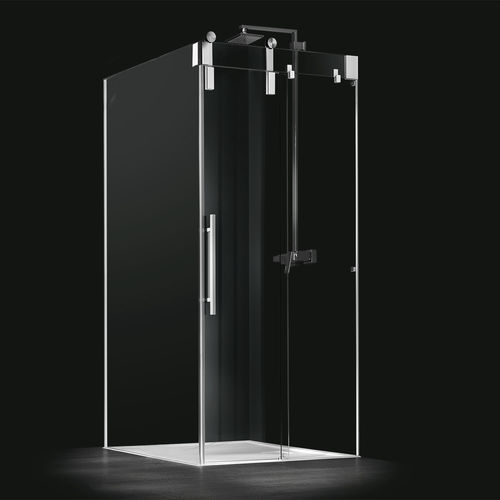 Box doccia in vetro temprato - PIANA SLIDE - PALME Duschabtrennungen GmbH - con porta scorrevole / d'angolo / vetro trasparente