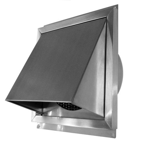 Griglia di ventilazione in acciaio inossidabile - HRV - Paneir Ventilation - rettangolare / per soffiaggio e ripresa d'aria