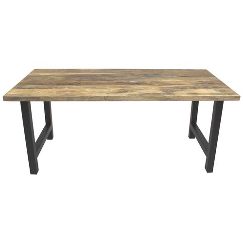 Tavolo contemporaneo - TBA100 - Bois Antique - in rovere / con supporto in metallo / rettangolare