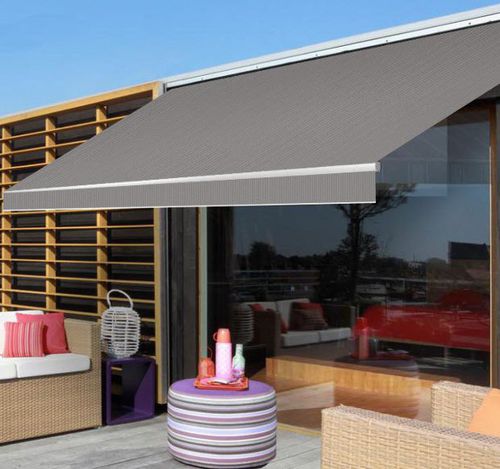 Tenda da sole a proiezione - BON PLAN - Ici Store - manuale / per terrazza / grigia