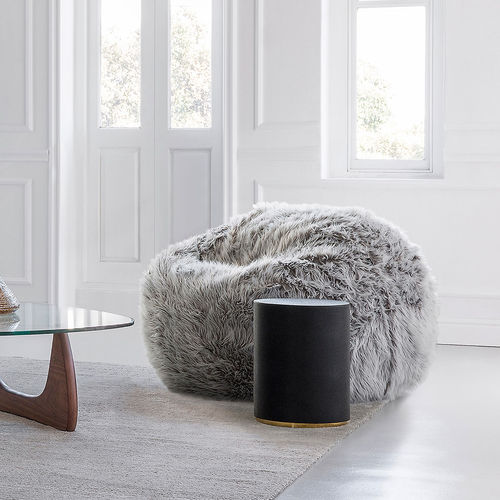 Poltrona a sacco contemporanea - MEDIUM : FLOKATI - https://www.vetsak.com - in tessuto / per bambini / grigia