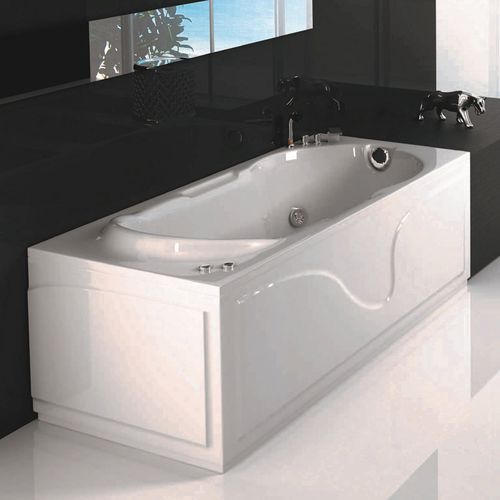 Vasca da bagno da appoggio - DANAE - hydrobs - in legno / in acrilico / idromassaggio
