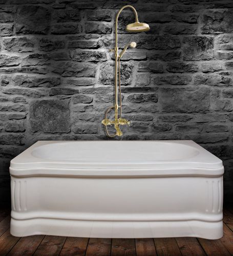 Vasca da bagno doccia rettangolare - ELECTRA - hydrobs - da appoggio / in acrilico / idromassaggio