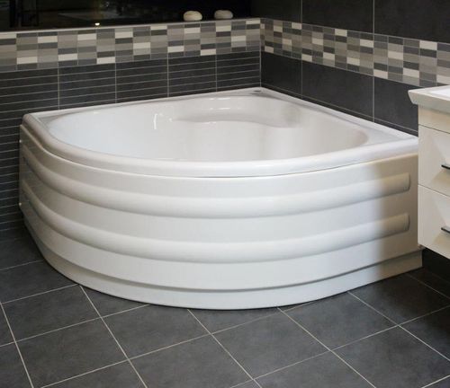 Vasca da bagno doccia d'angolo - SILVANA - hydrobs - da appoggio / in acrilico / idromassaggio