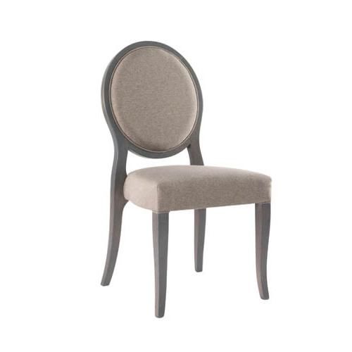 Sedia contemporanea - A-ROUND SE01 - New Life Contract - da interno / in tessuto / con supporto in faggio