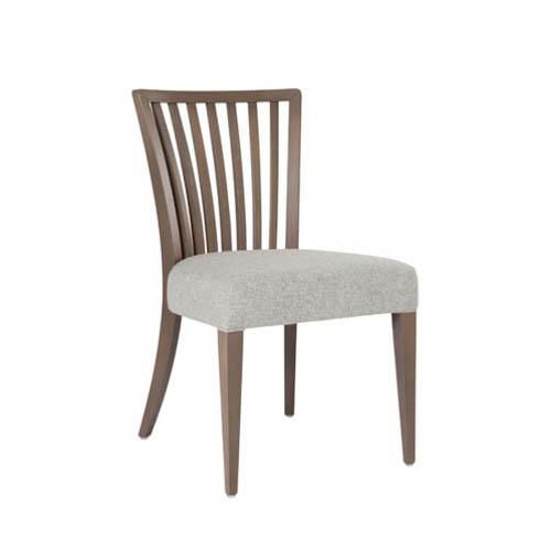 Sedia contemporanea - ABBY STRIPES SE03 - New Life Contract - da interno / in tessuto / con supporto in legno