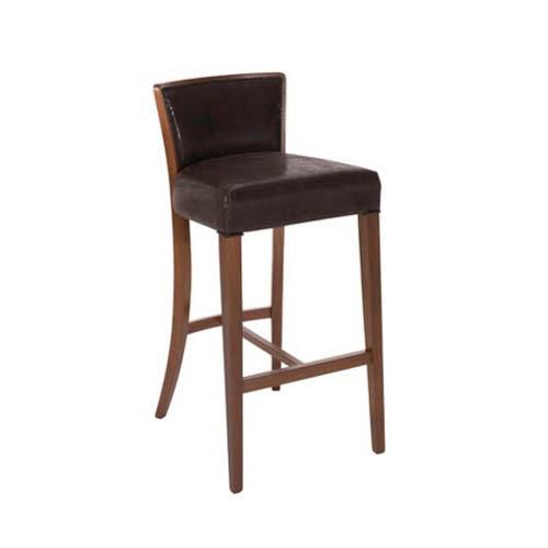 Sedia alta contemporanea - ABBY SOFT SG01 - New Life Contract - da interno / in legno / imbottita
