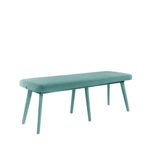 Panca contemporanea - AMA PA01 - New Life Contract - in legno / senza schienale / senza braccioli