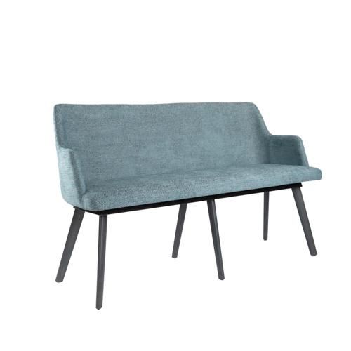 Panca contemporanea - AMA PA03 - New Life Contract - in legno / con schienale / con braccioli