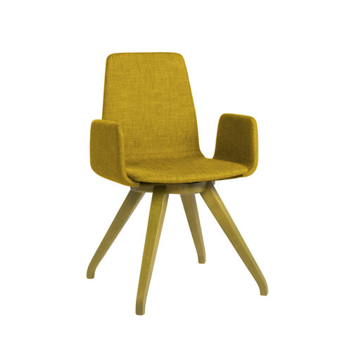 Sedia contemporanea - TECLA SB01 - New Life Contract - da interno / in tessuto / in pelle