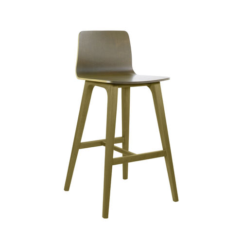 Sedia alta contemporanea - TECLA SG02  - New Life Contract - da interno / in faggio / in legno compensato