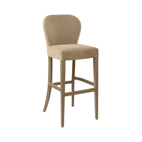 Sedia alta contemporanea - EVELYNE SG02 - New Life Contract - da interno / in tessuto / con supporto in legno
