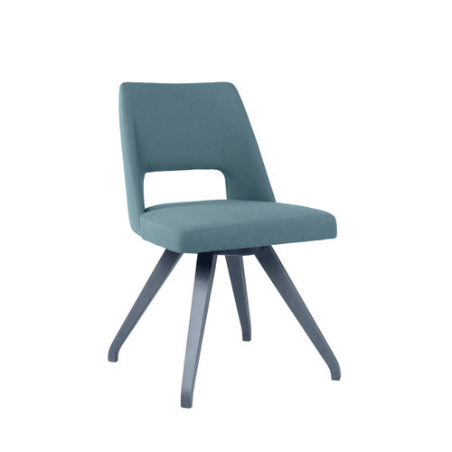 Sedia contemporanea - AMA SE02 - New Life Contract - da interno / in tessuto / in pelle
