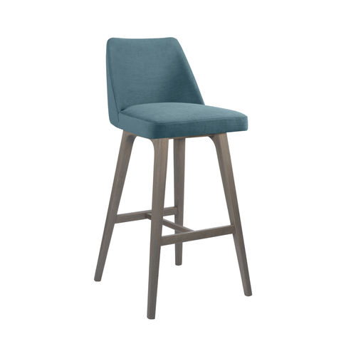Sedia alta contemporanea - AMA SG01  - New Life Contract - da interno / in tessuto / in pelle