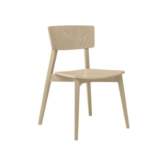 Sedia contemporanea - HELLEN SE01  - New Life Contract - da interno / in legno / con supporto in legno