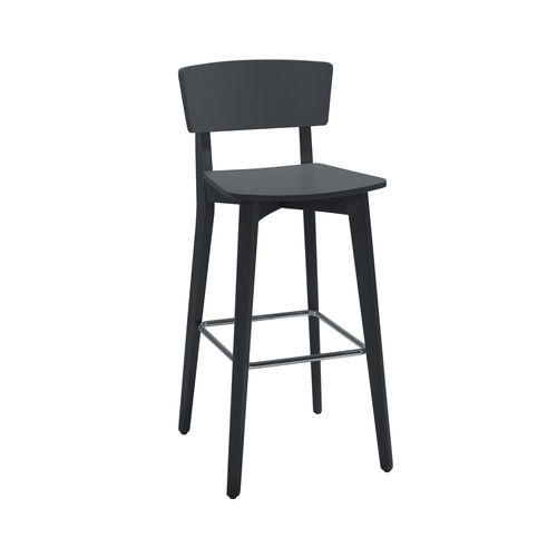Sedia alta contemporanea - HELLEN SG01S - New Life Contract - da interno / in faggio / in legno compensato