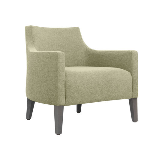 Poltrona classica - NANCY PL01 - New Life Contract - in tessuto / in pelle / in legno