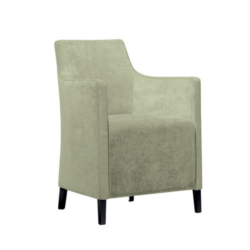 Poltrona classica - NANCY PO02 - New Life Contract - in tessuto / in legno / FSC