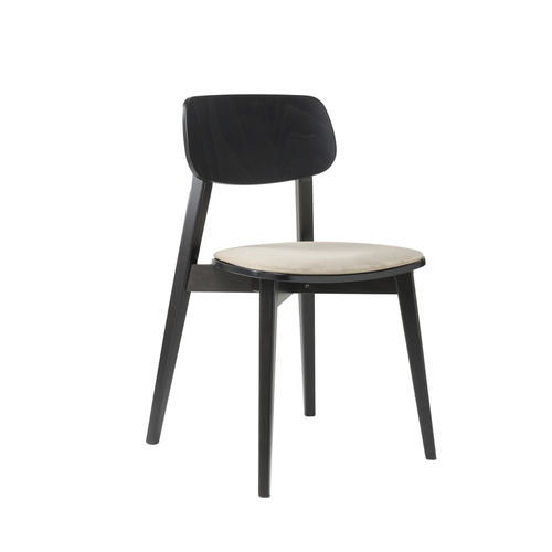 Sedia contemporanea - HELLEN OVAL ONE SE02 - New Life Contract - da interno / in tessuto / in pelle