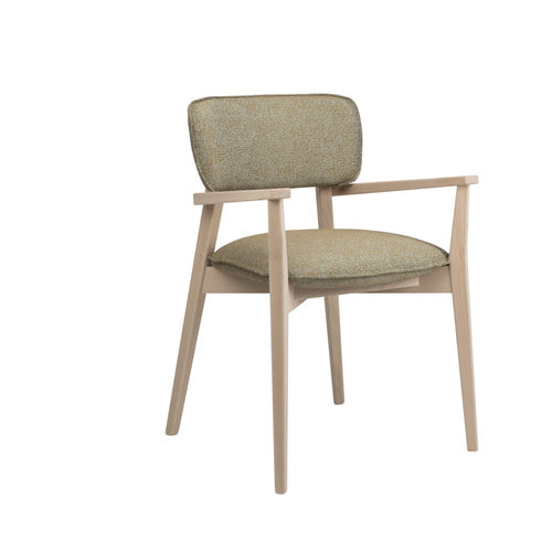 Sedia contemporanea - HELLEN PO - New Life Contract - da interno / in tessuto / in pelle