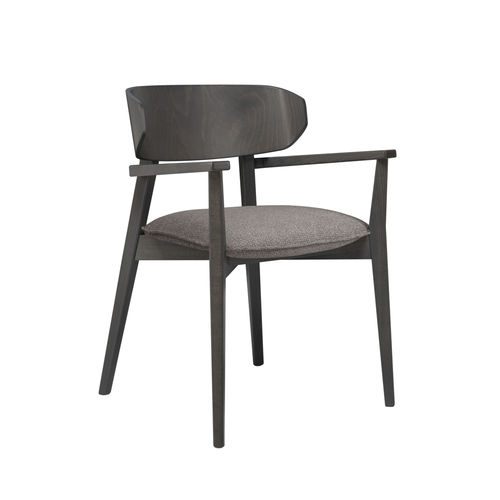 Sedia contemporanea - HELLEN PLUS PO - New Life Contract - da interno / in tessuto / in pelle